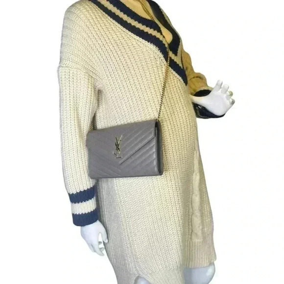 Yves Saint Laurent YSLwalllet on chain wok - Picture 9 of 16